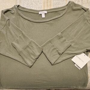 Beyond Yoga Women's Olive Top